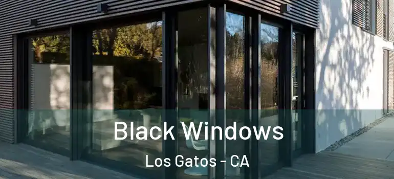  Black Windows Los Gatos - CA