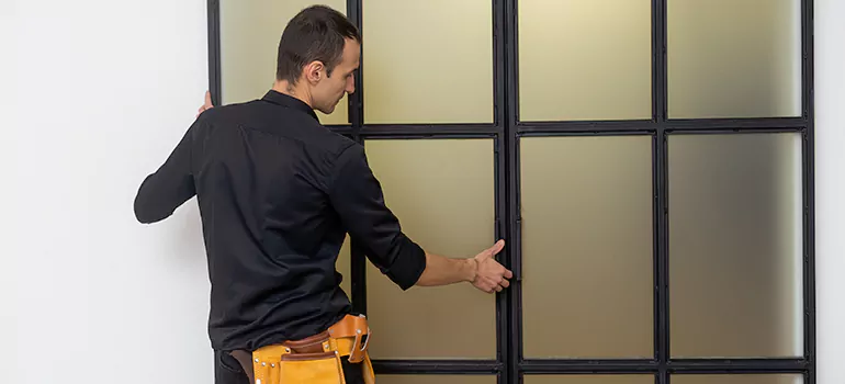 Patio French door installation in Los Gatos, CA