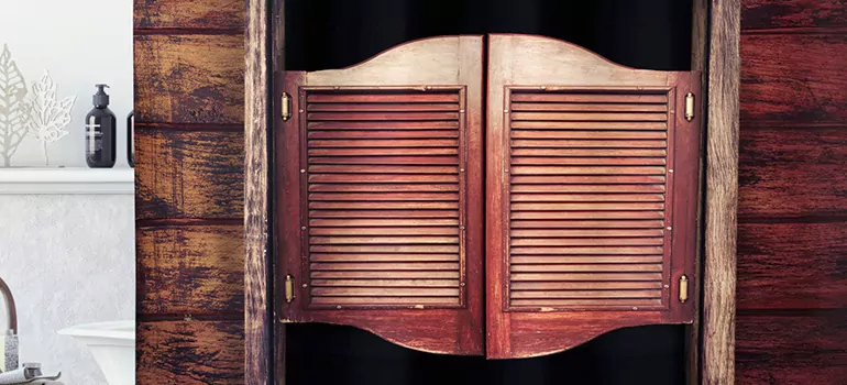 Installing Saloon Door Hinges in Los Gatos, CA