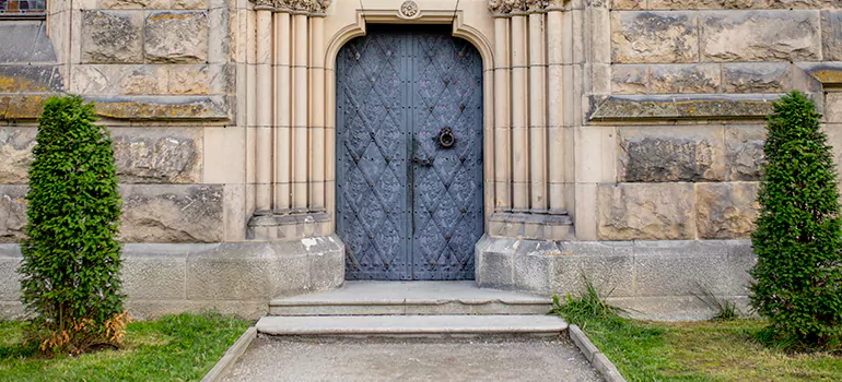Traditional Double Front Doors in Los Gatos, CA