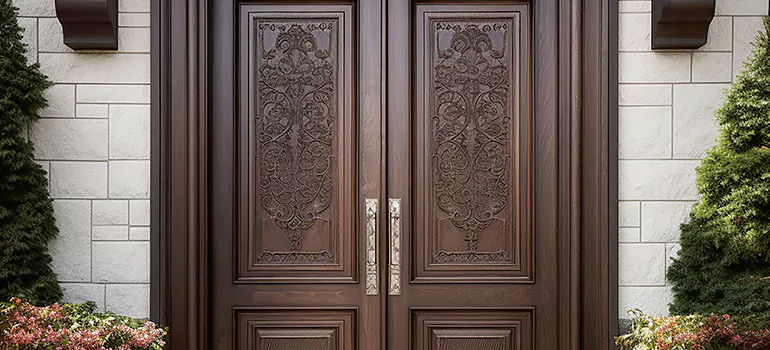 Double Front Doors in Los Gatos, CA
