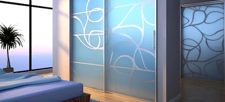 Frosting Glass Cabinet Doors in Los Gatos, CA