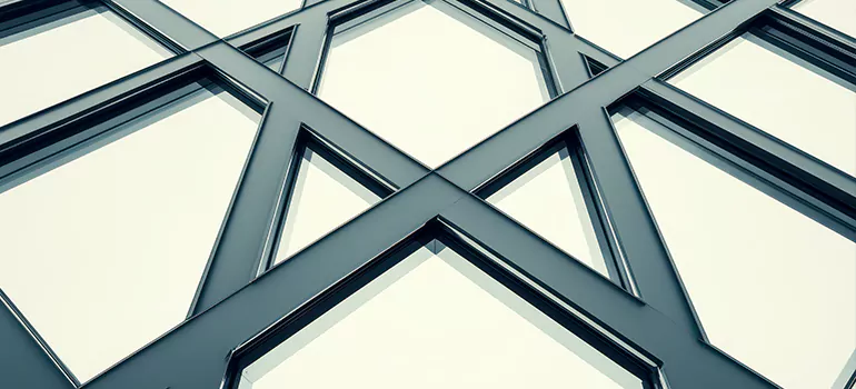 Geometric Window Shades in Los Gatos, CA