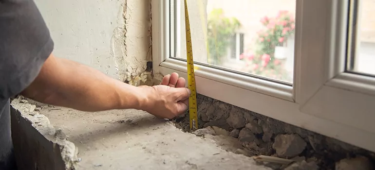 Window Sill Without Apron in Los Gatos, CA