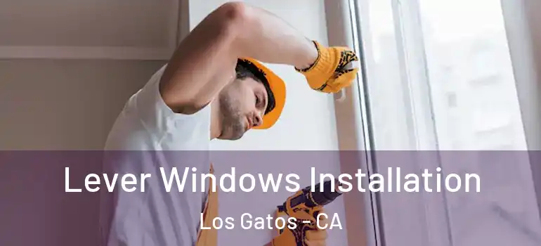  Lever Windows Installation Los Gatos - CA