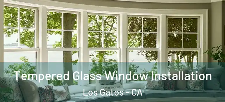  Tempered Glass Window Installation Los Gatos - CA