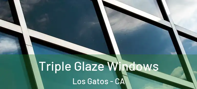  Triple Glaze Windows Los Gatos - CA